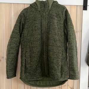 North face better sweater parka